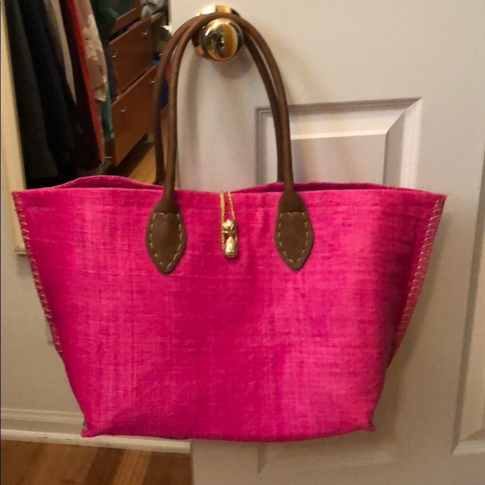 Lily Pulitzer for target pink beach bag